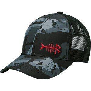 Mesh fishing hat adjustable trucker cap breathable six panel low crown